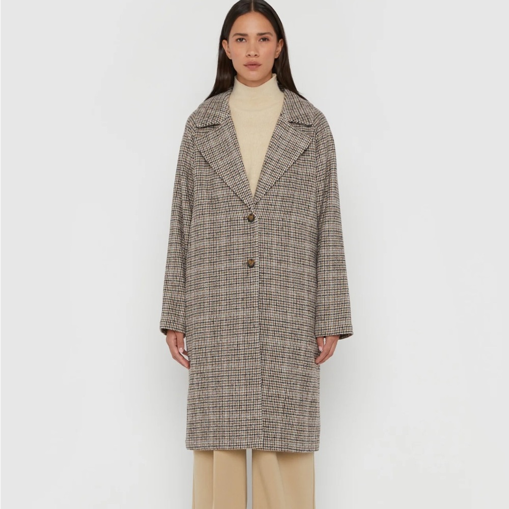 Oak + Fort Houndstooth Coat